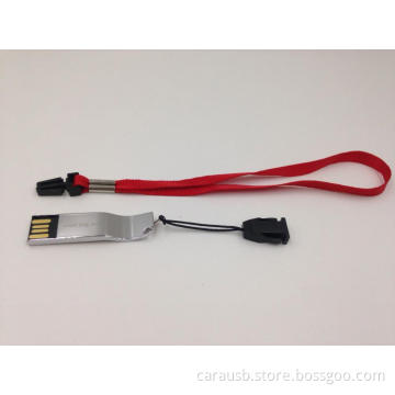 CaraUSB Slim mini curved stream line usb drives upscale compact ultra-thin waterproof stainless steel flash disk sculpture logo